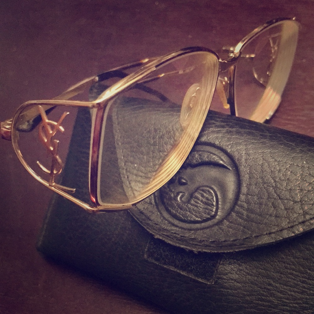 Vintage ysl reading glasses